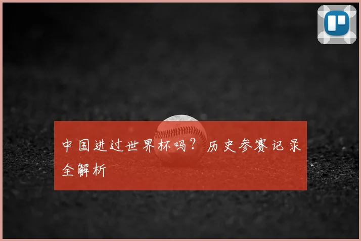 中国进过世界杯吗？历史参赛记录全解析